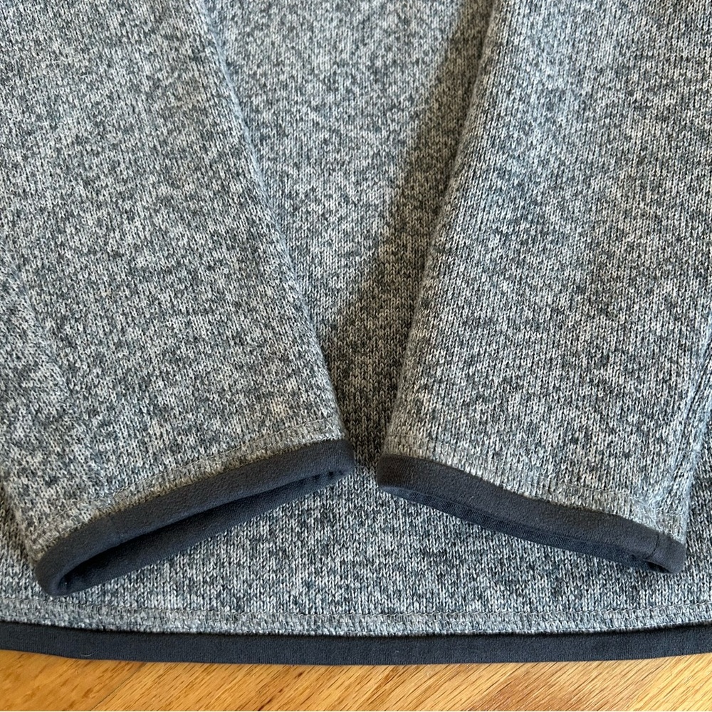Patagonia kids Better Sweater Quarter Zip Pullover Sweater Heathered Gray XL - Picture 9 of 11